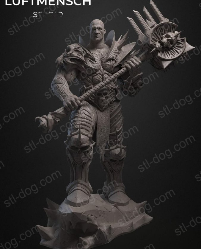 魔兽世界（Warcraft） 巫妖王 伯瓦尔（Bolvar） 3D打印图纸
